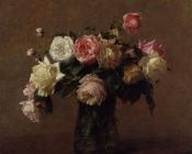 亨利方丹拉图尔 - Bouquet of Roses